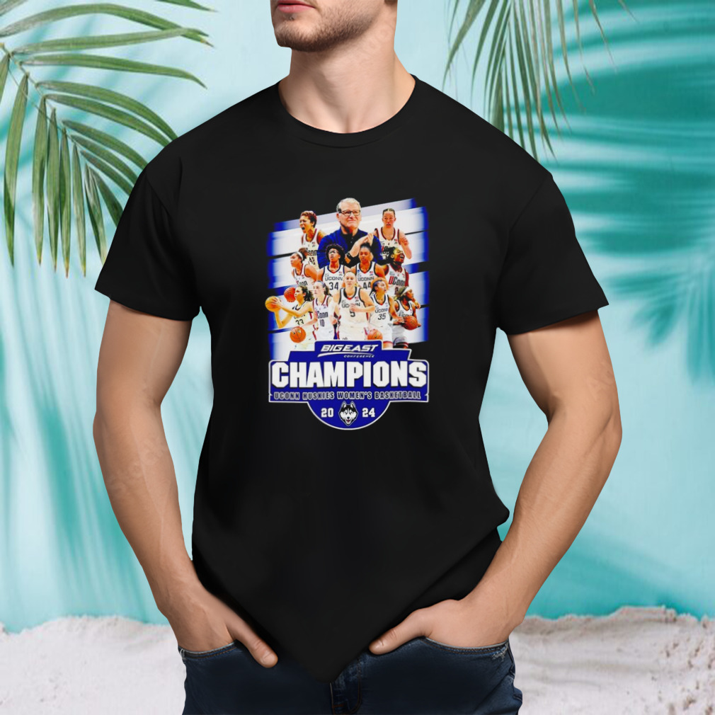 Uconn Huskies Women’s basketball 2024 Big East Conference Champions shirt