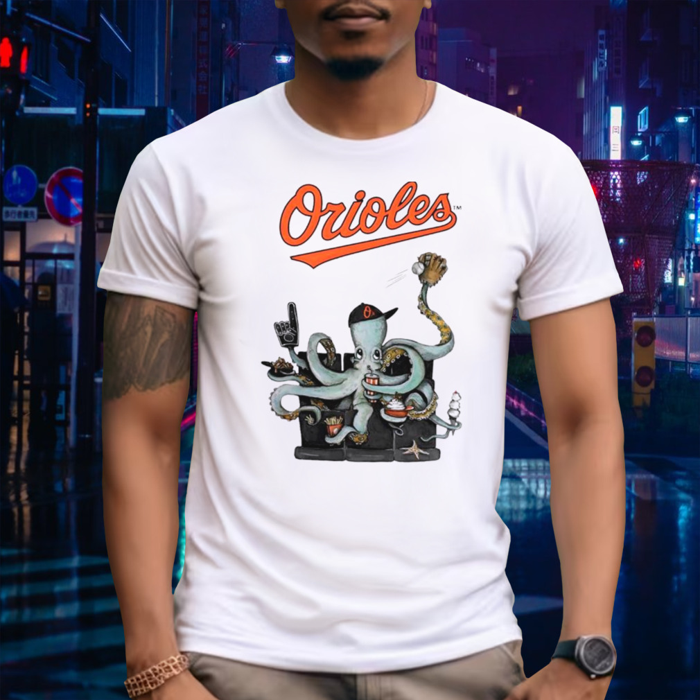 Baltimore Orioles Octopus baseball shirt