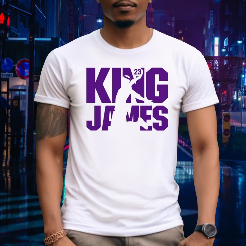 King James 23 Los Angeles Lakers basketball shirt