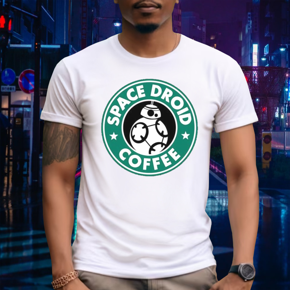 Space Droid Coffee Grenade Robot shirt