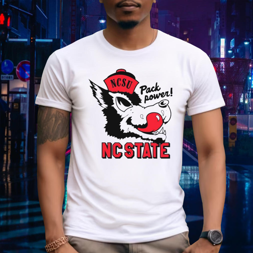 Vintage Nc State Pack Power Ncaa Shirt