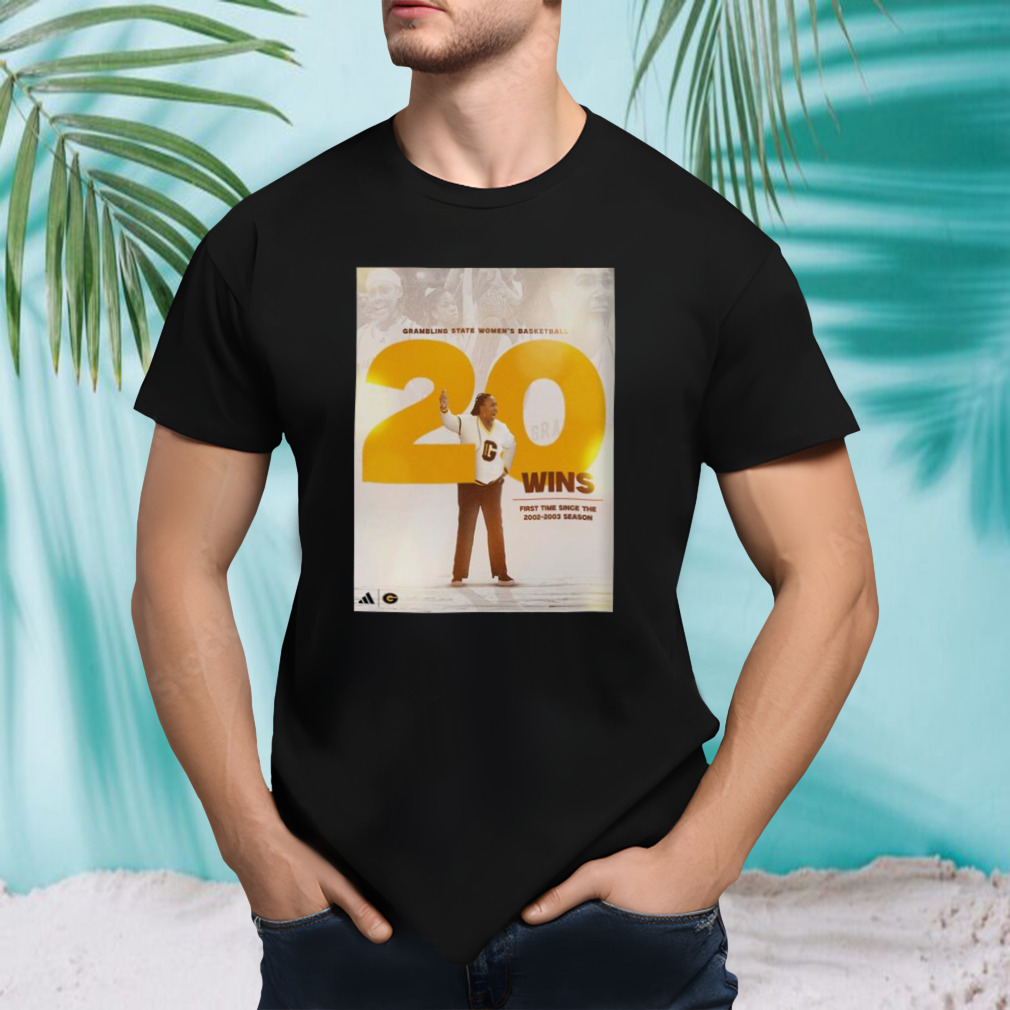 Grambling State Women’s Basketball 20 Wins On The Season Under The Simmons Era Shirt