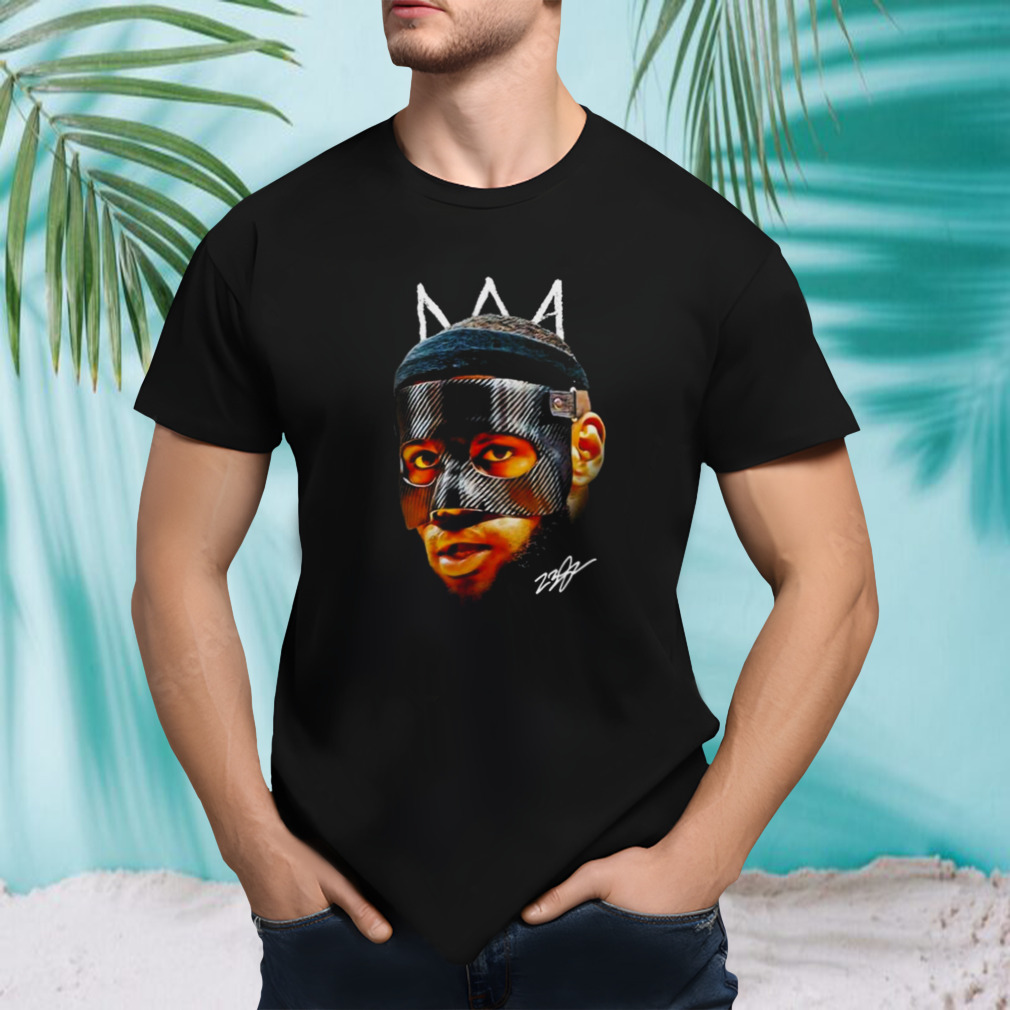 Lebron James Mask Masked Lebron Basketball Graphic Design King James Signature Shirt
