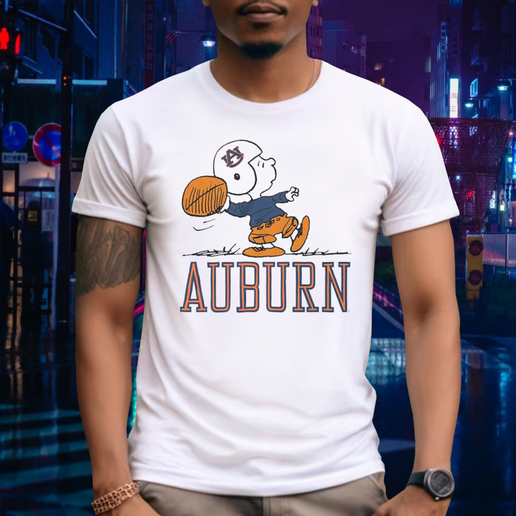 Snoppy Peanuts Auburn Tigers Football shirt