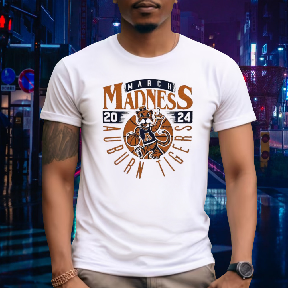 Auburn Tigers 2024 March Madness Mascot Shirt
