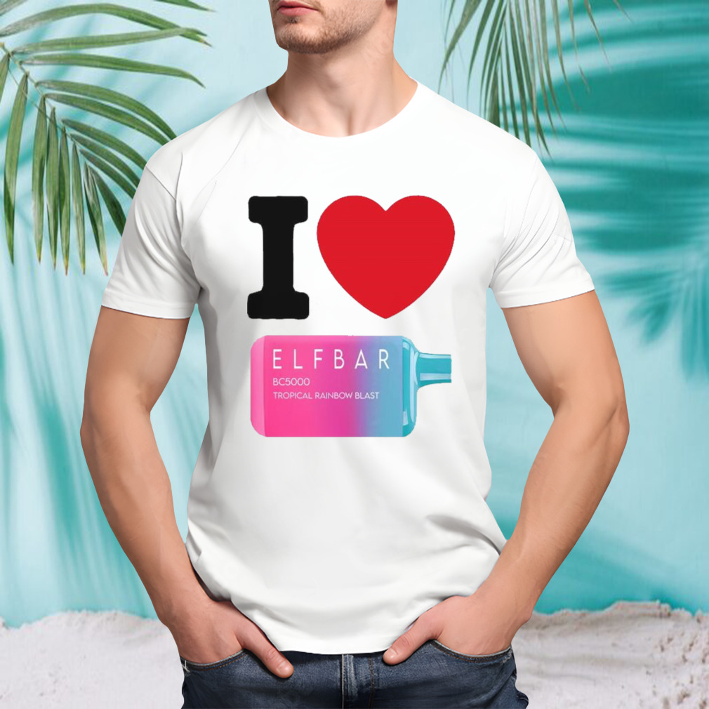 Banishedusa I Love Elfbar shirt
