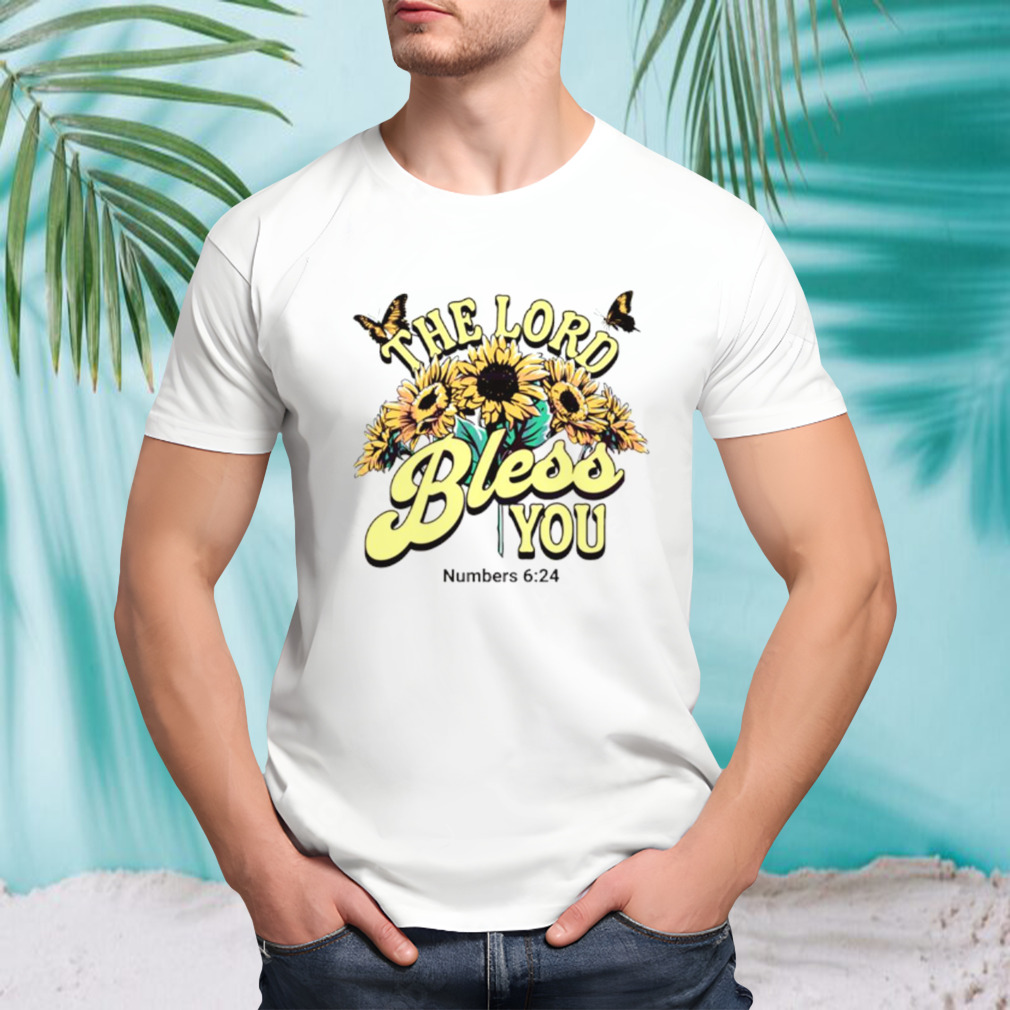 The lord bless you easter bible verse shirt