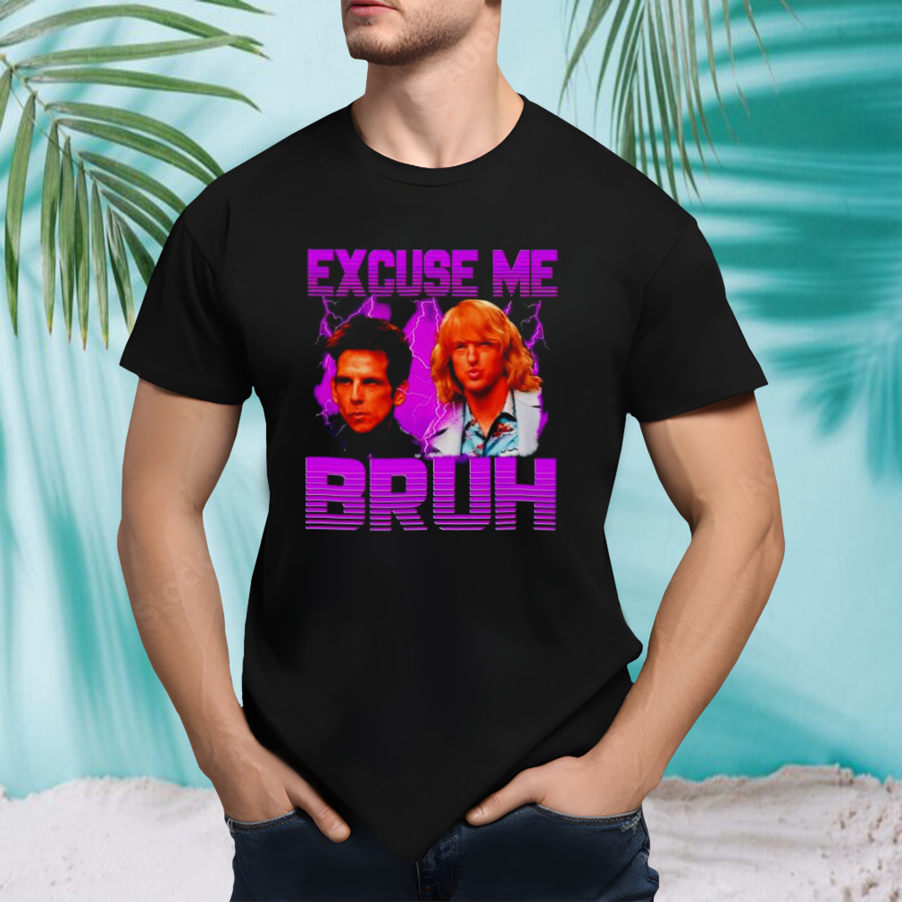 Hansel McDonald and Derek Zoolander excuse me bruh shirt