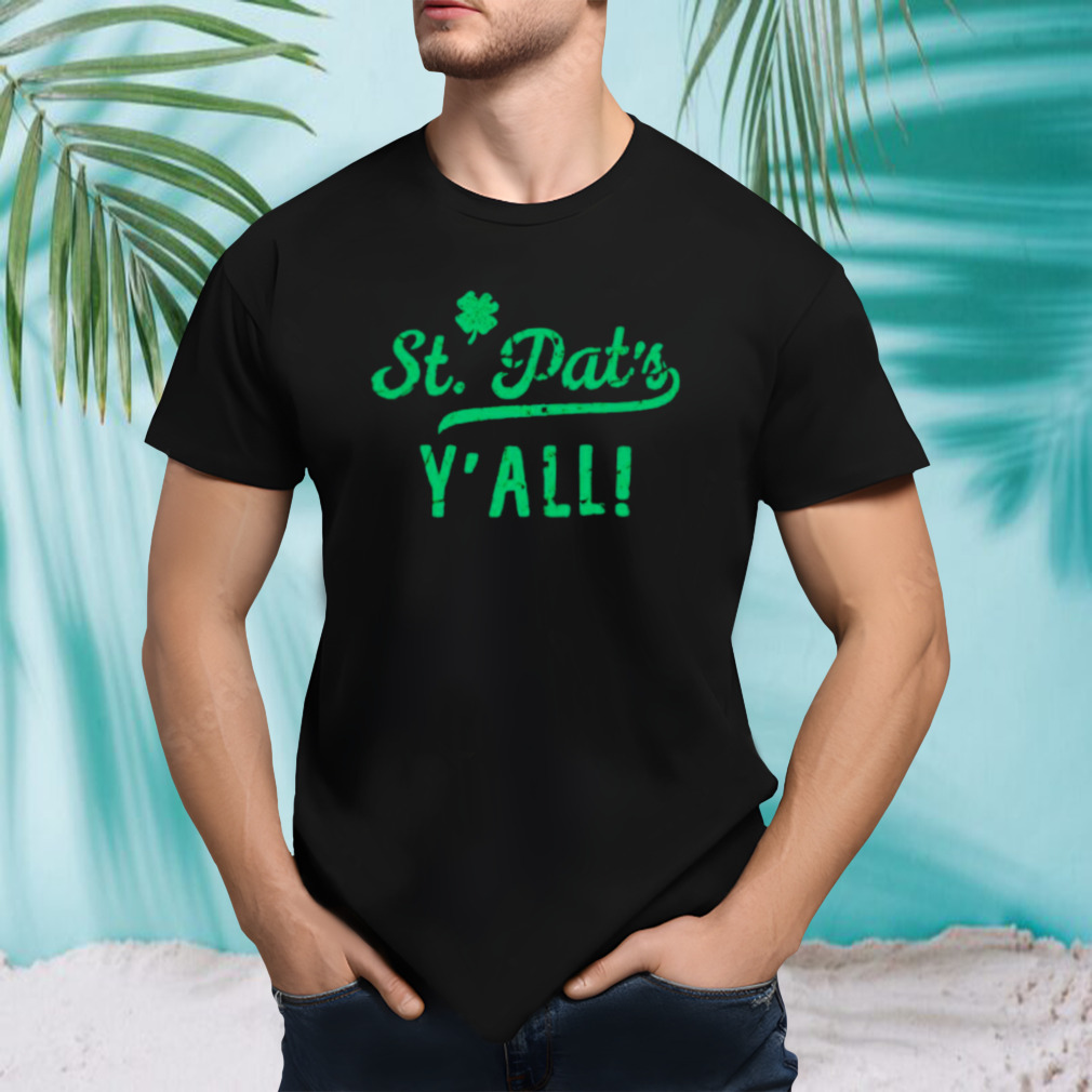 Jensen Ackles wearing St Pat’s y’all shirt