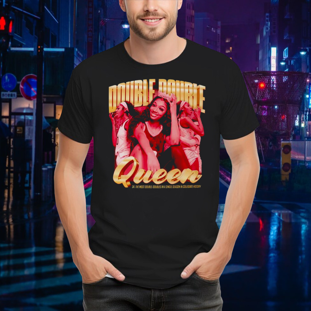 Angel Reese double-double queen shirt