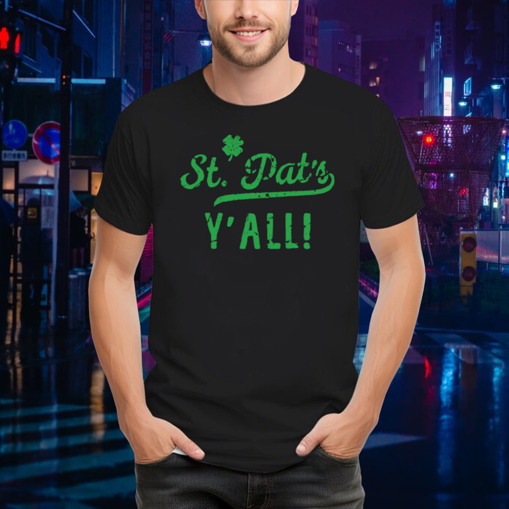 Jensen Ackles wearing St Pats Yall shirt