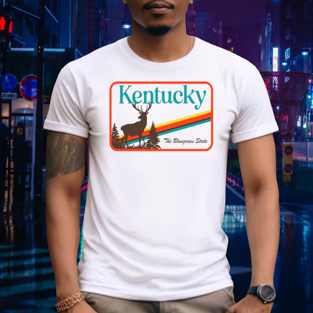 Kentucky deer the bluegrass state vintage shirt