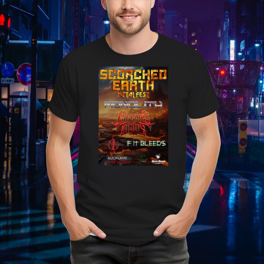 Scorched Earth Metal Fest Monolith Tour Fri 2 March 2024 T-shirt