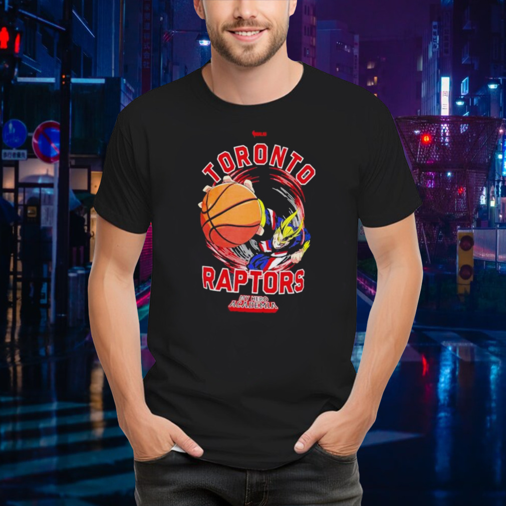Toronto Raptors Hyperfly Unisex NBA x My Hero Academia All Might Smash T-Shirt