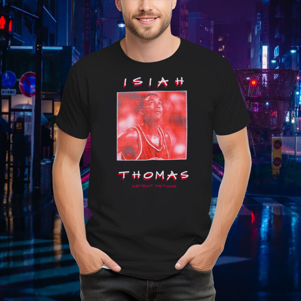 Isaiah Thomas Detroit Pistons vintage logo shirt