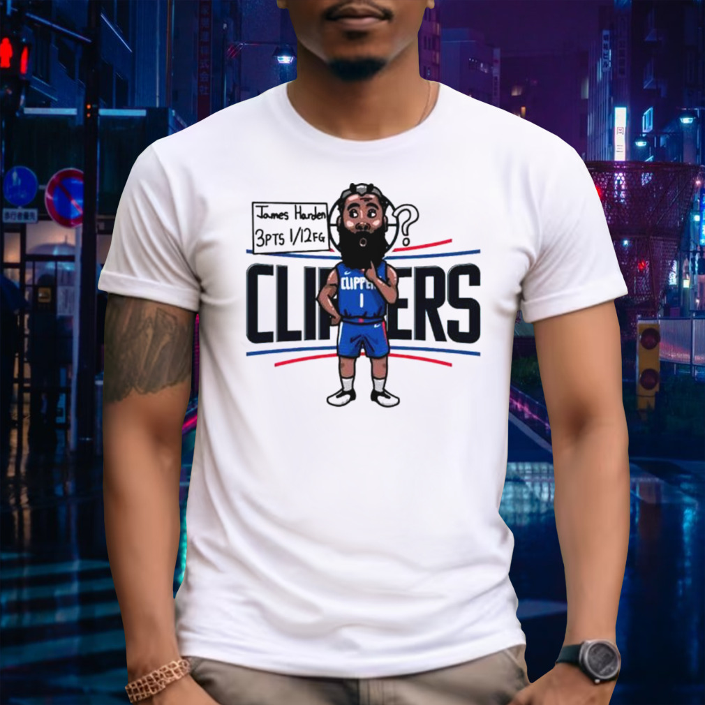 James Harden Los Angeles Clippers player cartoon shirt