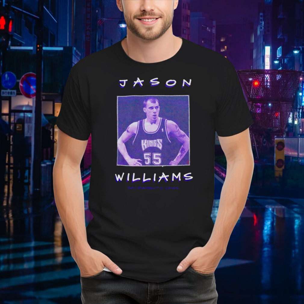Jason Williams Sacramento Kings vintage logo shirt