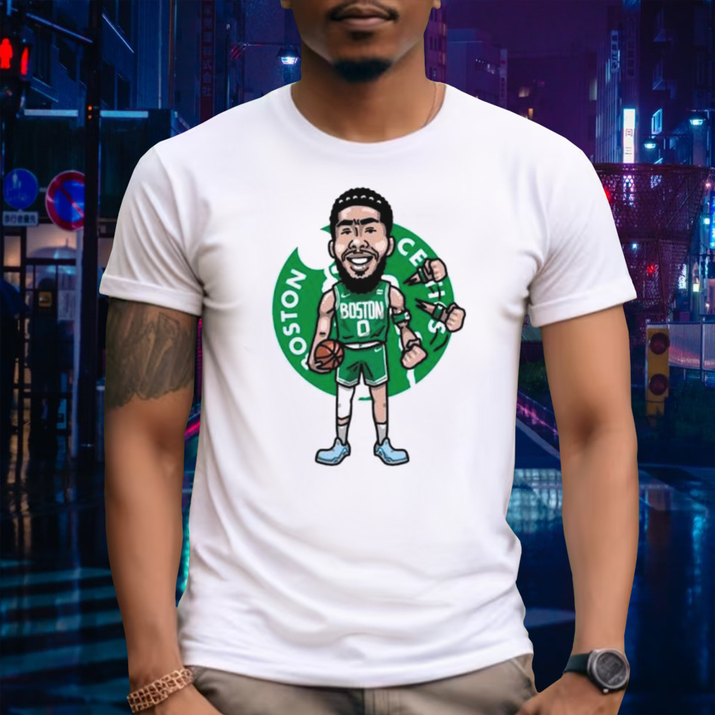 Jayson Tatum Boston Celtics Player cartoon shirt