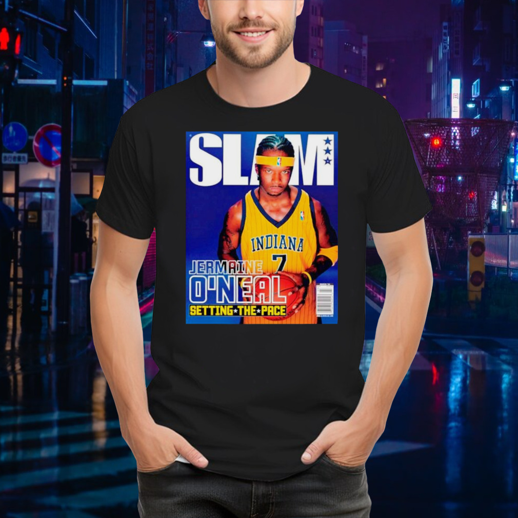 Jermaine O’Neal Indiana Pacers SLAM shirt