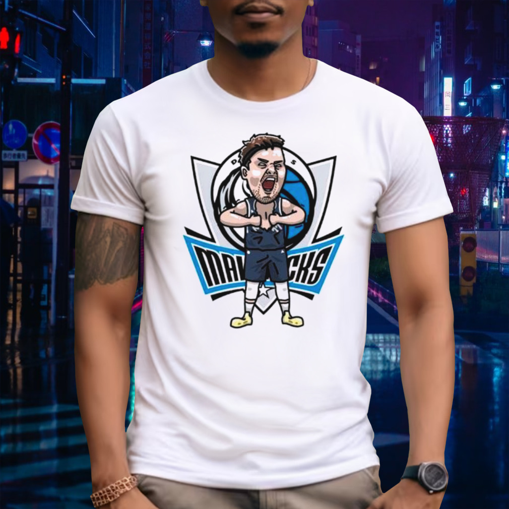 Luka Doncic Dallas Mavericks player cartoon shirt