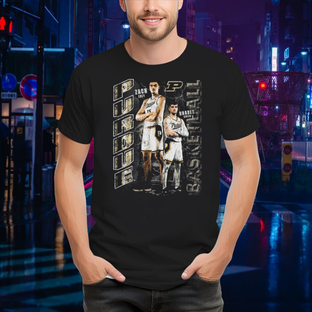 Purdue Men’s Basketball Zach Edey & Braden Smith Vintage Shirt