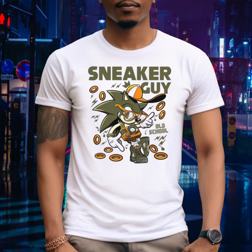Sonic Old School To Match Sneaker Green Olive Green And Orange Shirt
