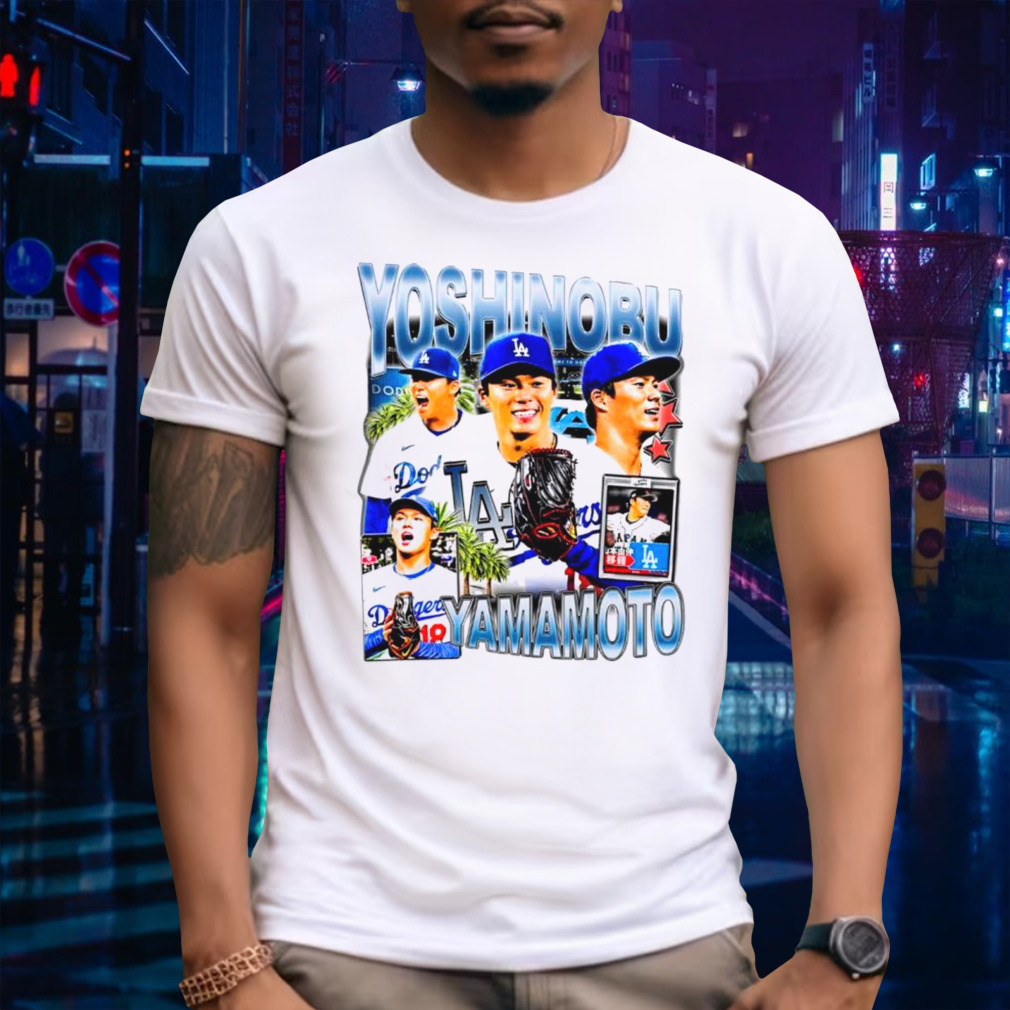 Yoshinobu Yamamoto MLB Player Los Angeles Dodgers shirt