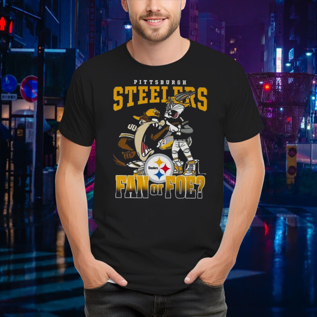 Bugs Bunny And Taz Pittsburgh Steelers Fan Or Foe Shirt