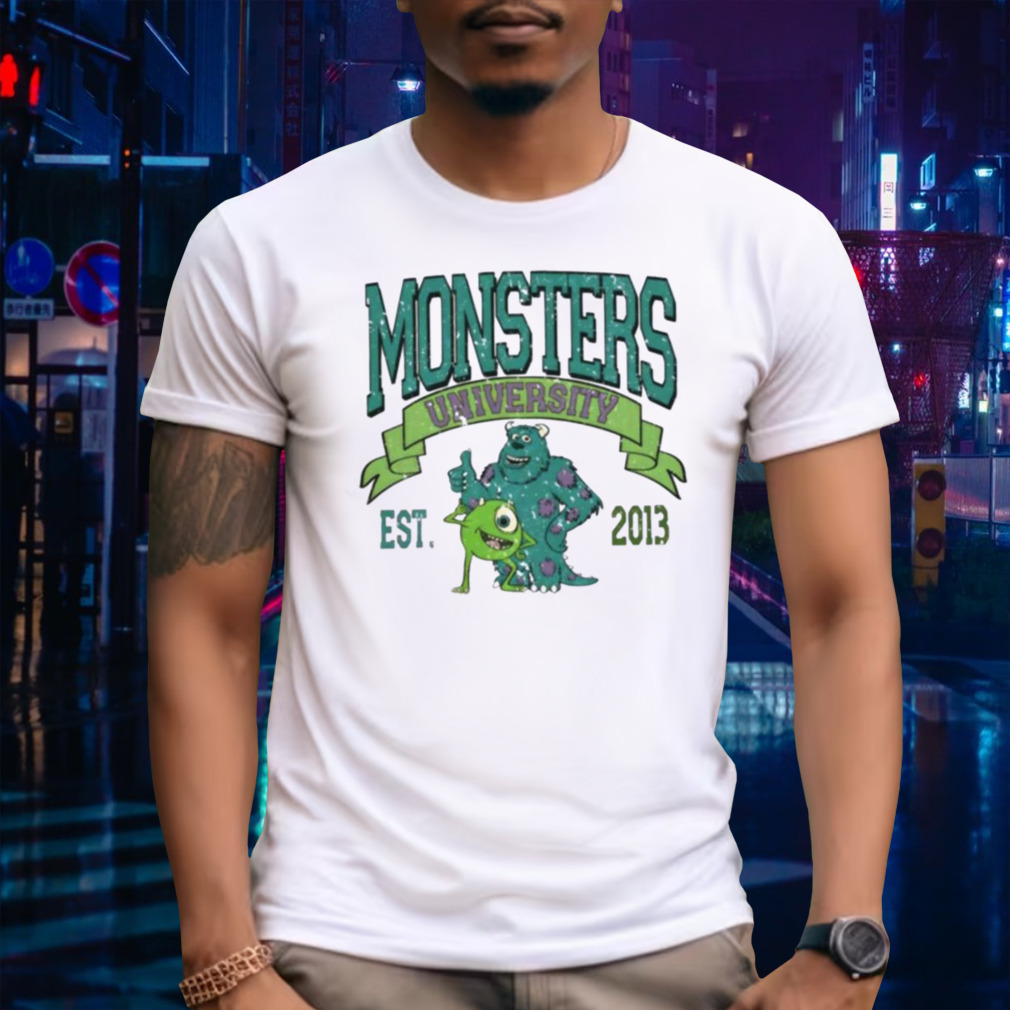 Cartoon Monsters university est 2013 shirt