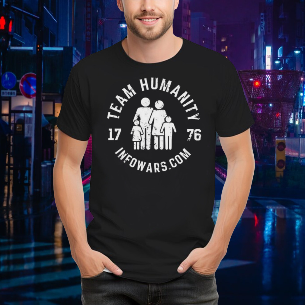 Damani Felder Wearing Team Humanity 1776 Infowars.com T-shirt