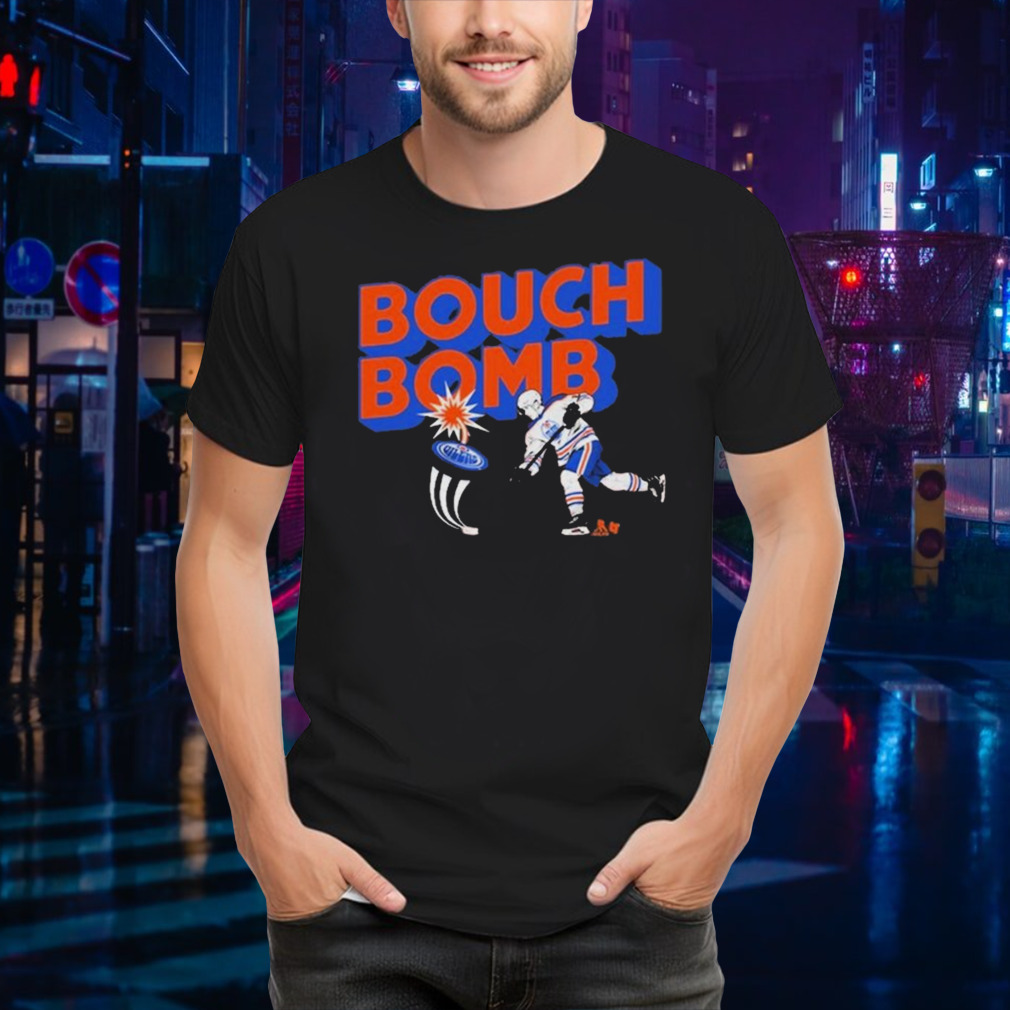 Evan Bouchard Edmonton Oilers Bouch Bomb Shirt