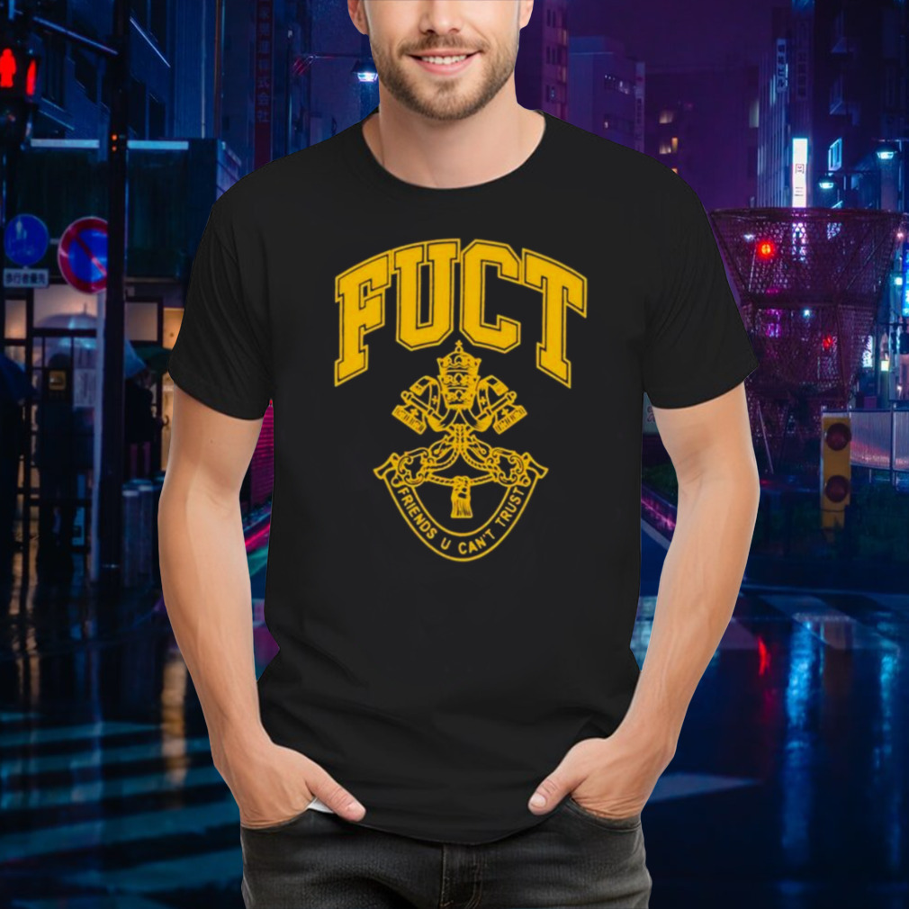 Fuct Vatican City Crest shirt