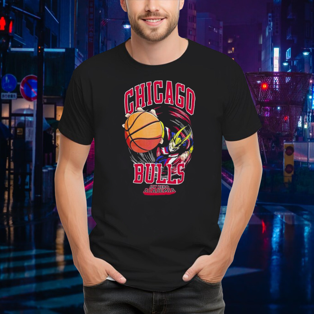 Hyperfly Chicago Bulls NBA x My Hero Academia All Might Smash Shirt