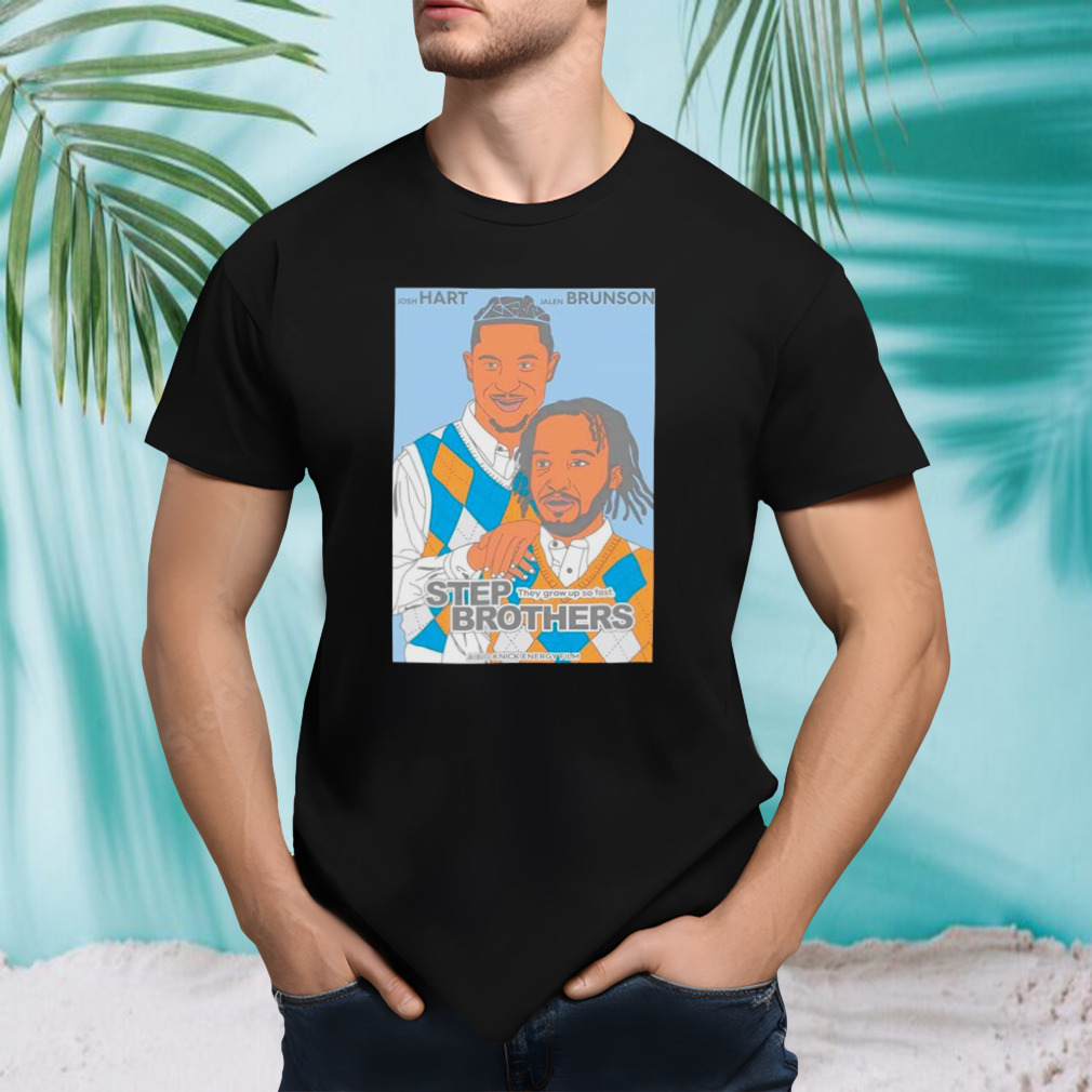 Step Brothers Josh Hart and Jalen Brunson Knicks basketball shirt