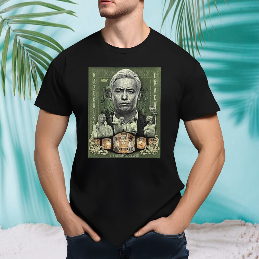 WWE Kazuchika Okada Aew Continental Champion Shirt