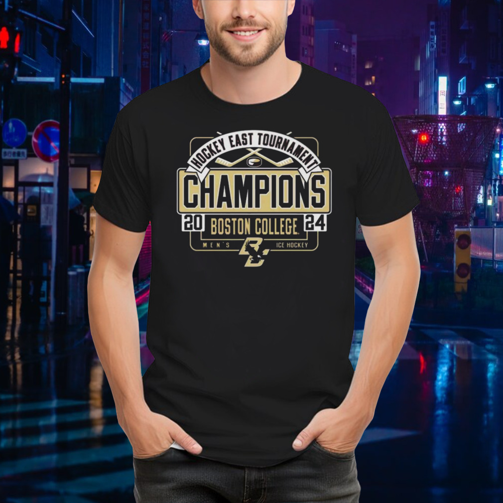 Boston College Eagles 2024 Hockey East Men’s Tournament Champions Shirt
