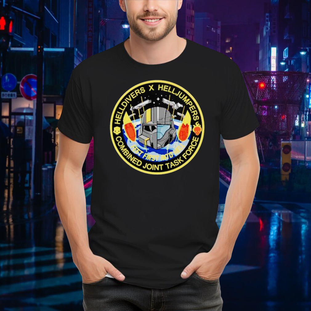 Helldivers x Helljumpers combined joint task force shirt