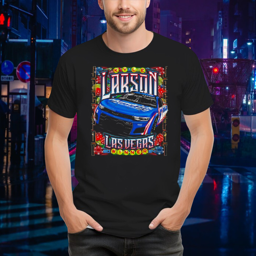 Kyle Larson #5 2024 Las Vegas Spring Race Win Hendrick Motorsports T-shirt