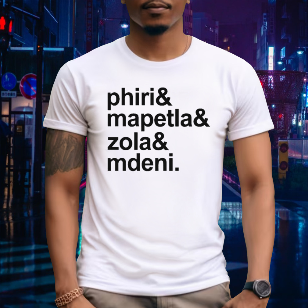 Phiri Mapetla Zola Mdeni shirt