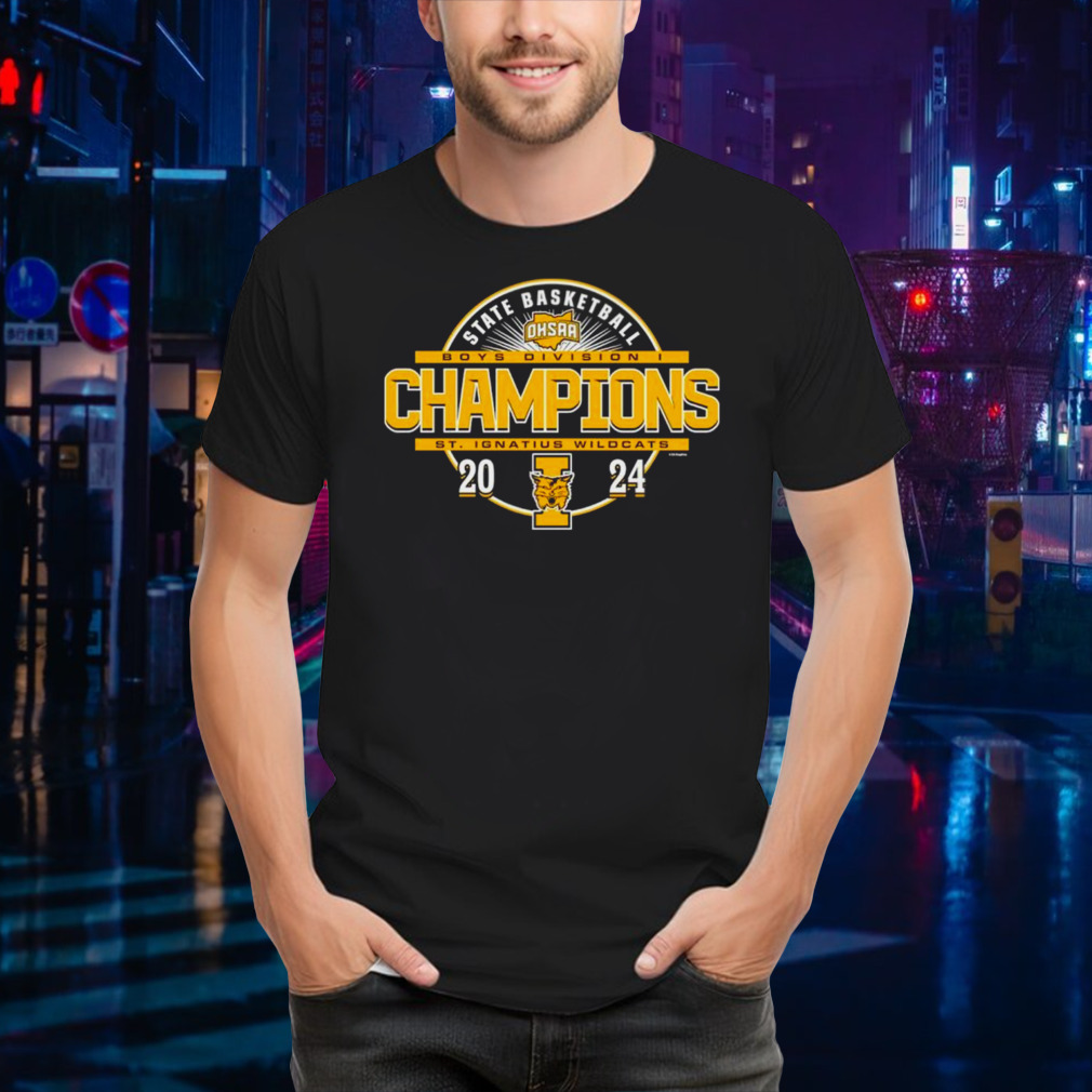 St. Ignatius Wildcats 2024 OHSAA Boys Basketball Division I State Champions shirt