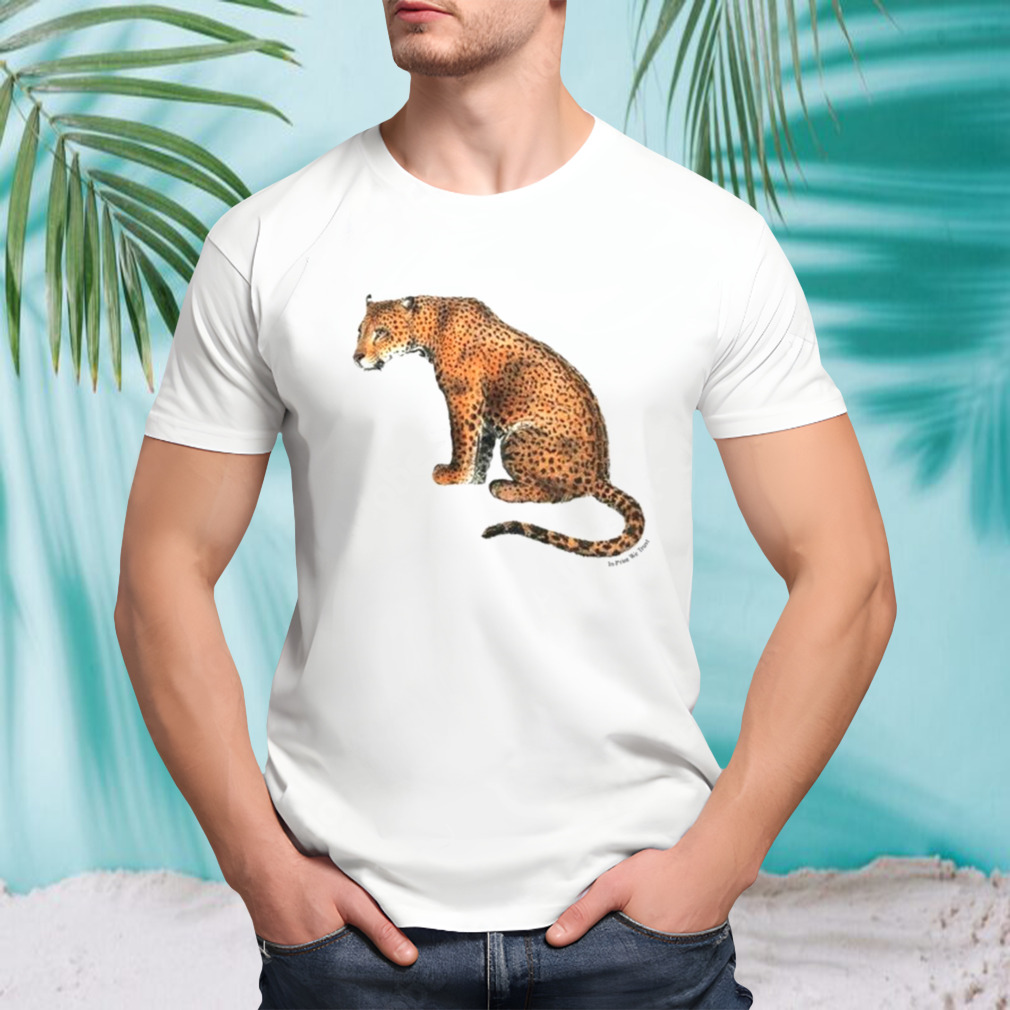 In print we trust leopard shirt
