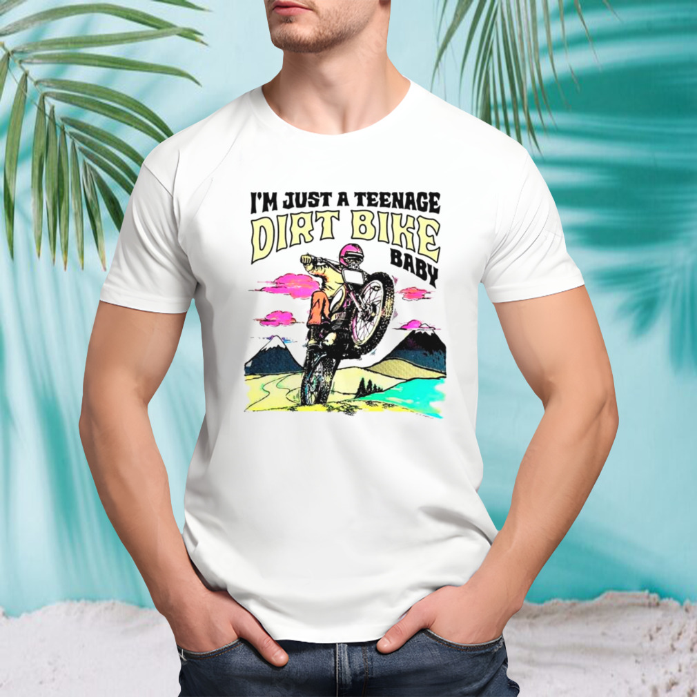 I’m just anage dirt bike baby shirt