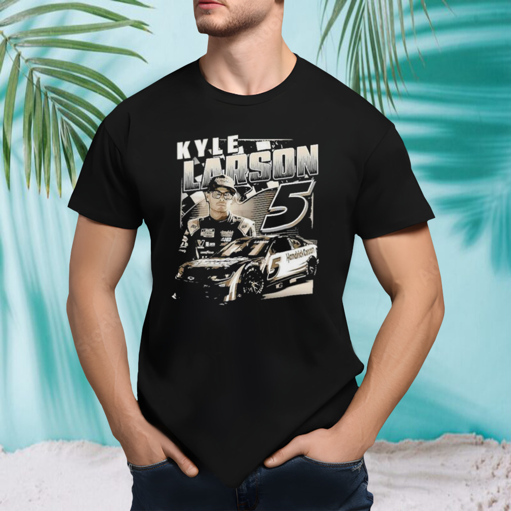 Kyle Larson Hendrick Motorsports Team Collection Black Burnout T-shirt