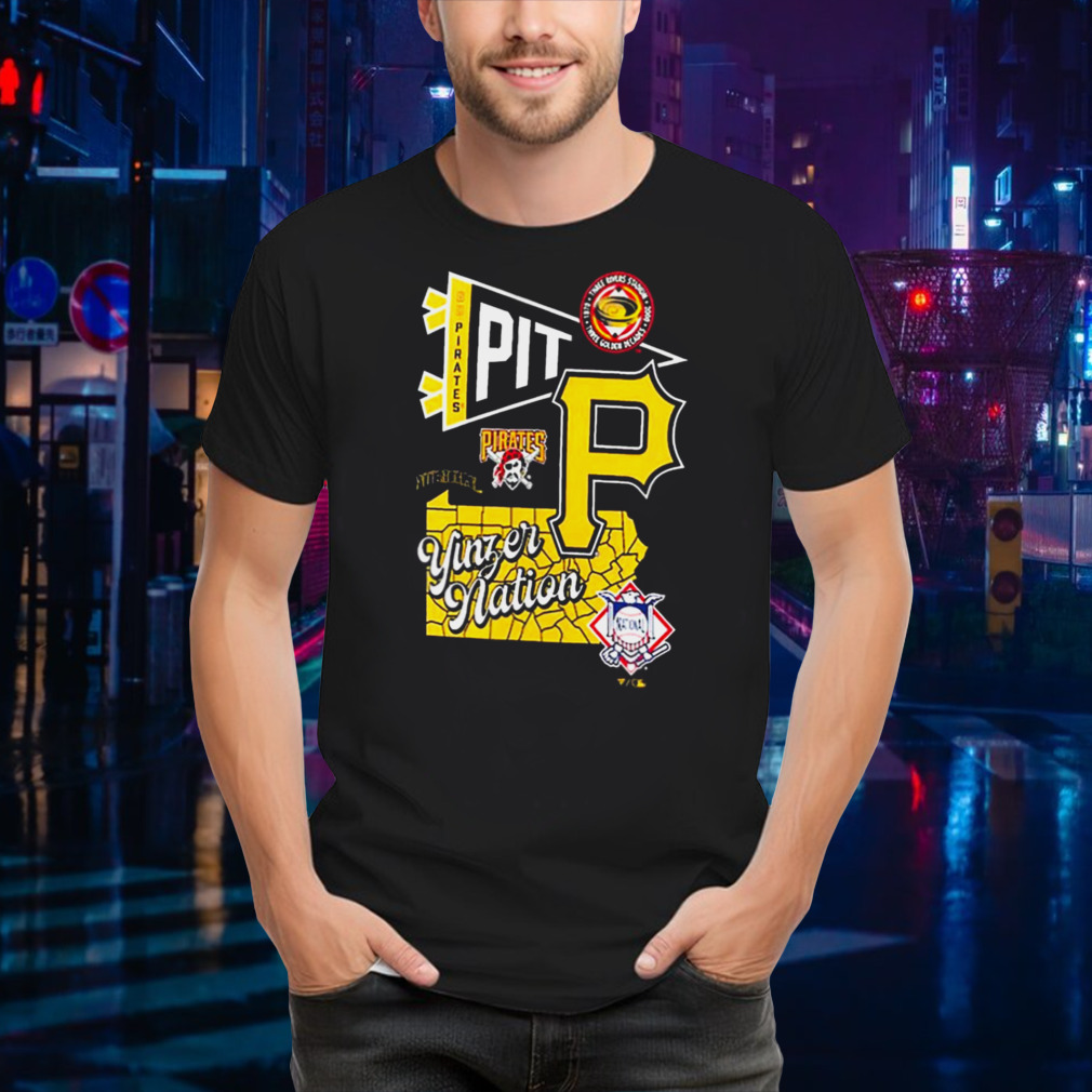 Pittsburgh Pirates Fanatics Branded Split Zone T-Shirt