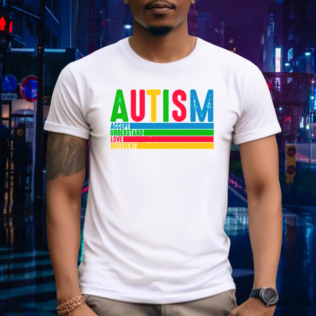 Autism accept understand love different vintage shirt