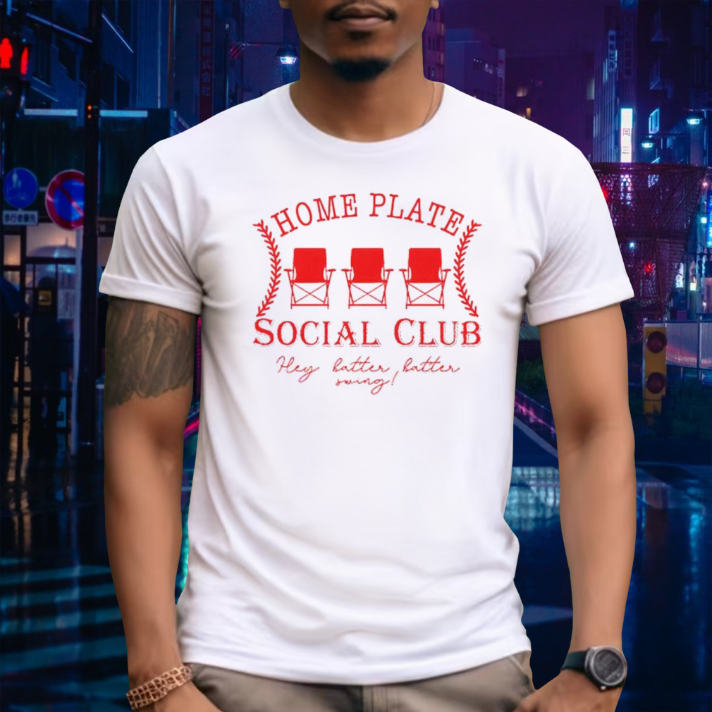 Baseball home plate social club shirt