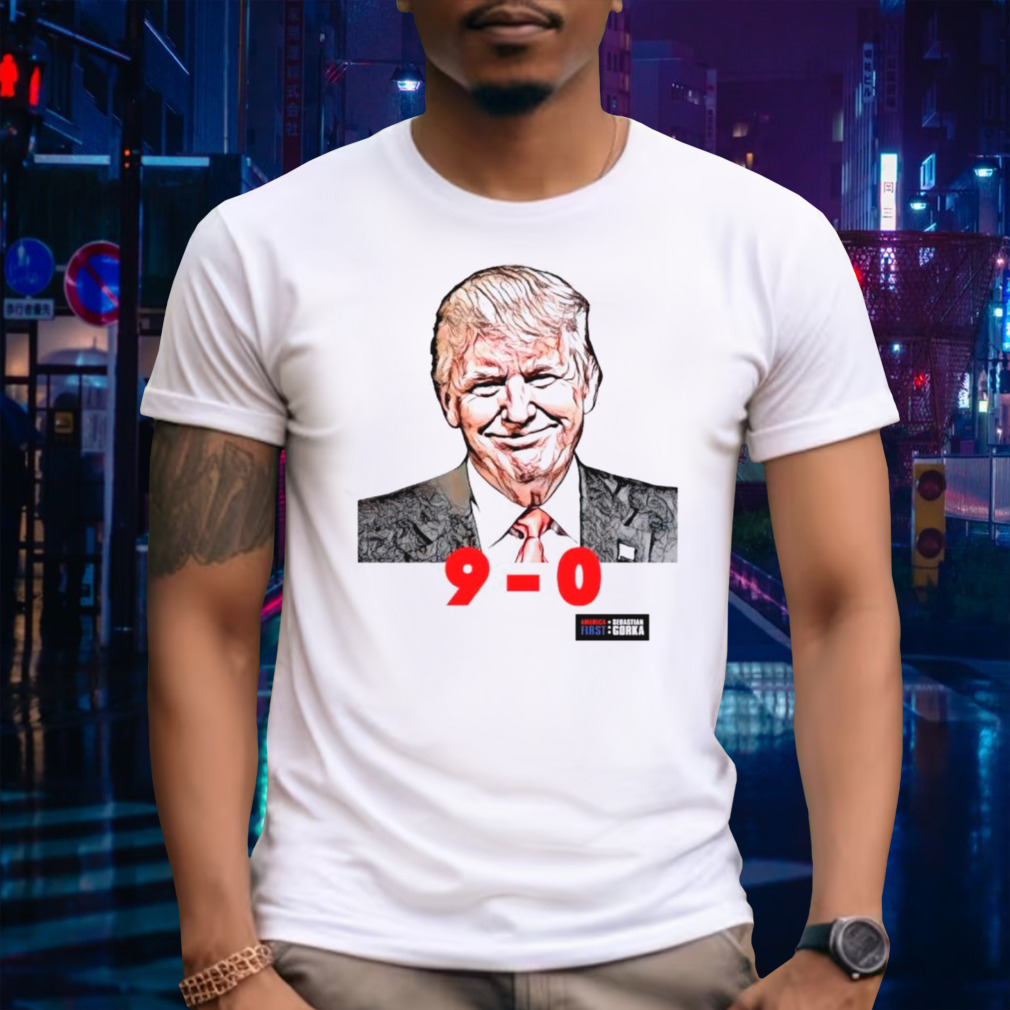 9-0 Donald Trump Victory Court shirt