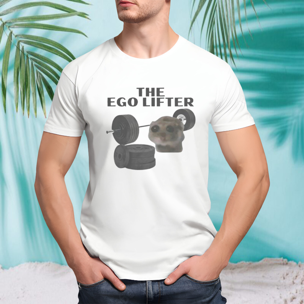 Cat fitness the ego lifter funny shirt