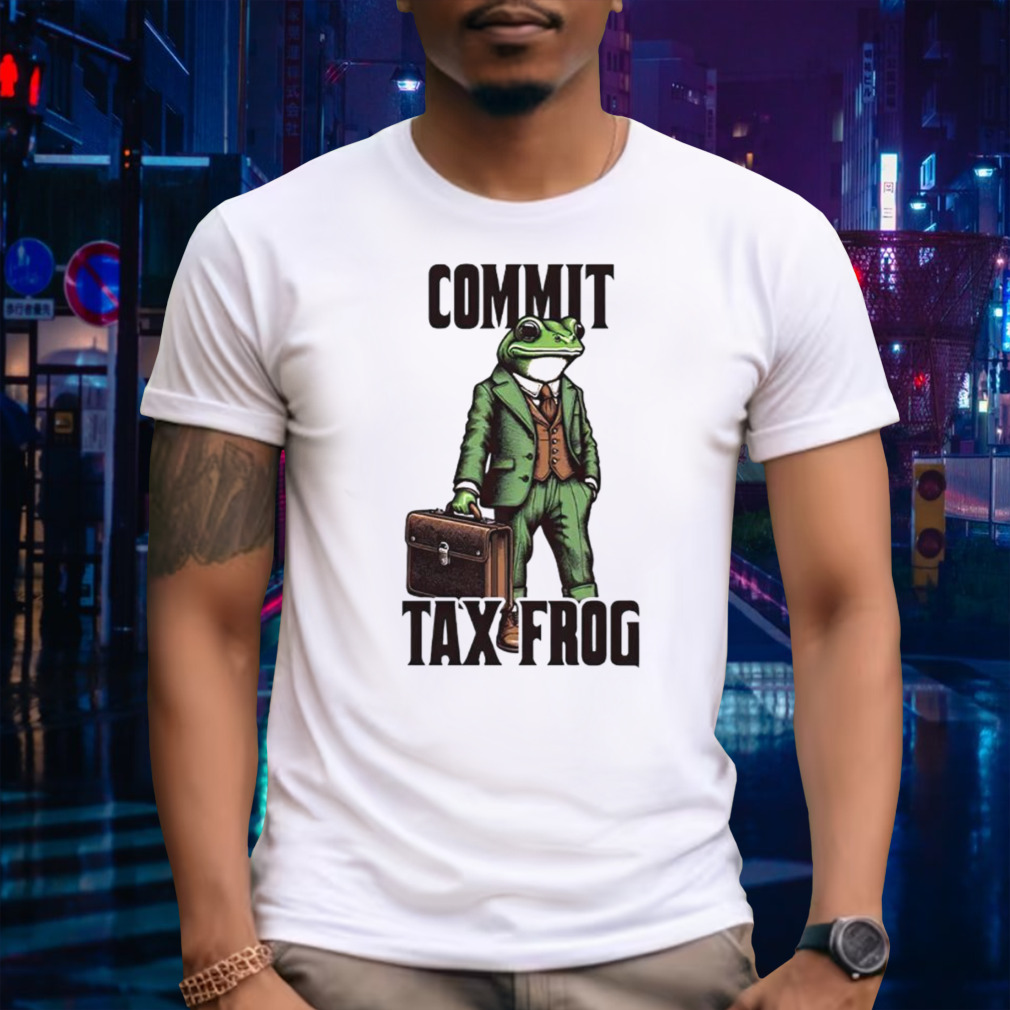 Commit tax frog shirt