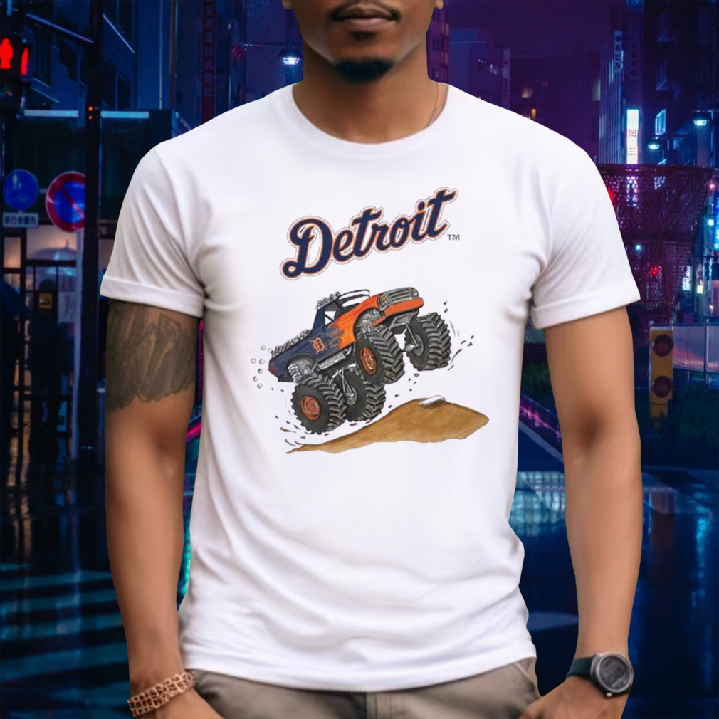 Detroit Tigers Monster Truck MLB Shirt